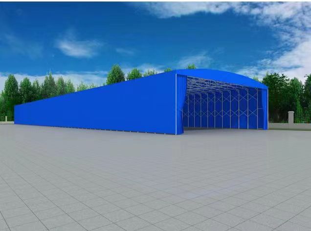 手動推拉雨蓬,倉庫棚移動倉庫棚